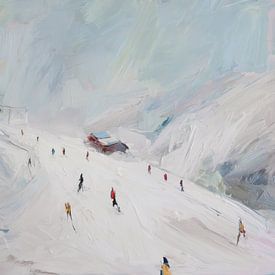 On the slopes in Austria by Lauren Wilde