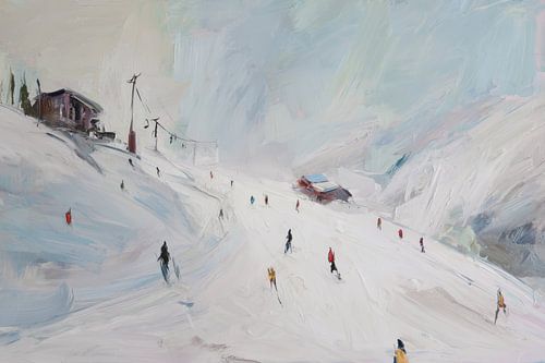 Op de piste in Oostenrijk