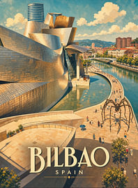 Guggenheim-Museum in Bilbao, Spanien