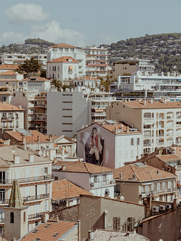 Urban Collage | Travel Photography Art Print in the City of Cannes | Cote d’Azur, South of France