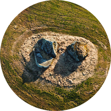 Grote stenen in natuurgebied van Fields Sweden