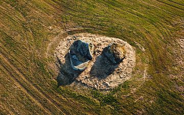 Grote stenen in natuurgebied sur Fields Sweden