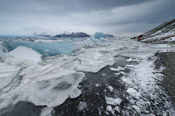 Jokulsarlon ice floes