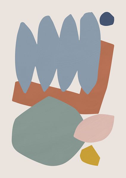 Collage Pastell II von Orara Studio