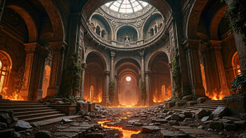 Fantasy Wall Art: LOST PLACES - Het Paleis van de Verdoemden