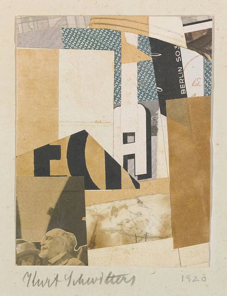 Kurt Schwitters - Ohne Titel, Berlin S 03 (Untitled, Berlin S 03) (1920) von Peter Balan