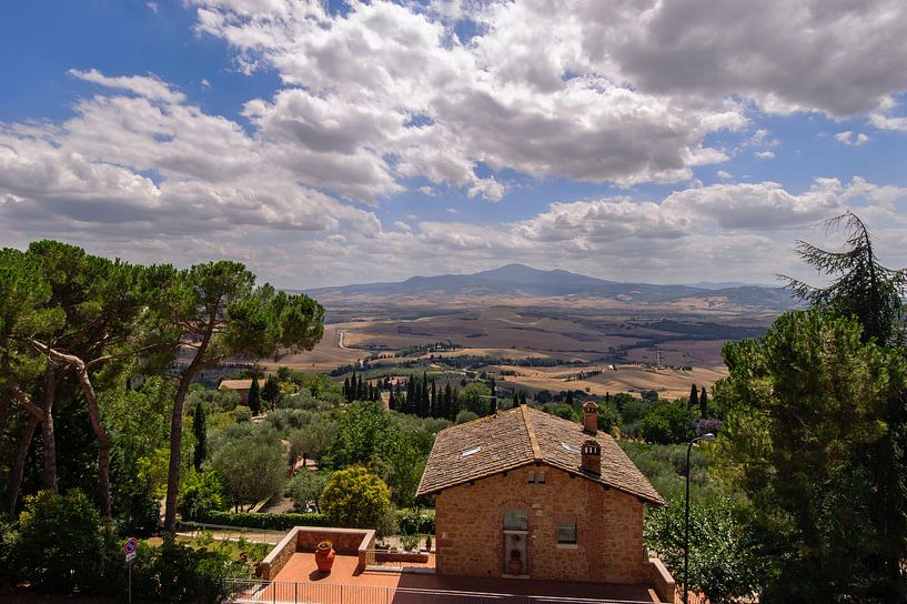 Uitzicht vanaf Pienze - Toscane - Italie von Jeroen(JAC) de Jong
