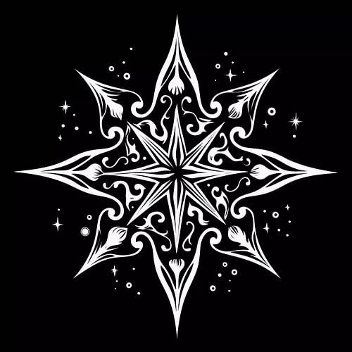 Mythische sneeuwvlok