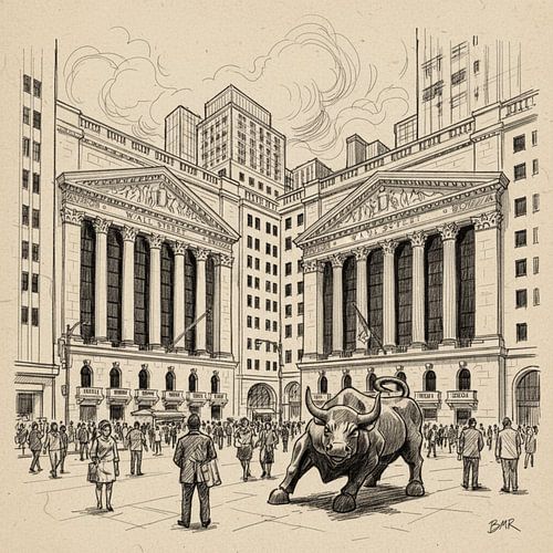 Wall Street Skizze