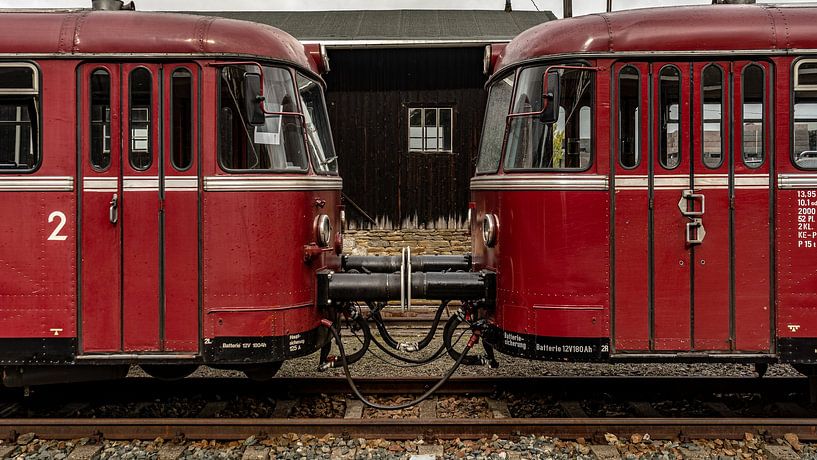 VT 98 Uerdinger rail bus in the Ore Mountains by Johnny Flash