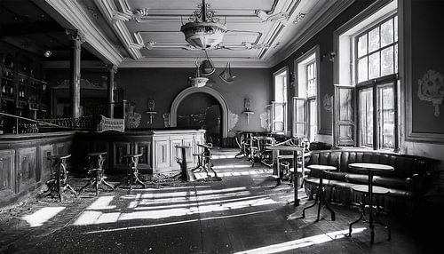 Lost Places coffee bar with two floors