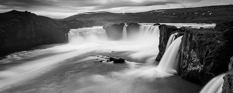 Godafoss Panorama van Arnold van Wijk