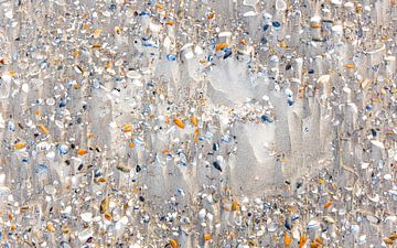 Handprint in Sand and Shells – Memory of the Sea by Anne-Marie Boere