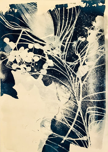 Cyanotype « automne » n° 76