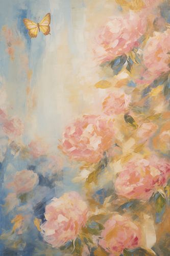 Butterfly and Flowers