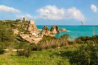 Tonnara di Scopello, aan de Golf van Castellammare, Scopello, Trapani, Sicilië, Italië. van Mieneke Andeweg-van Rijn thumbnail