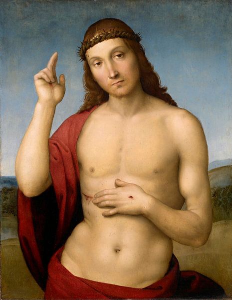 Christ Blessing, Rafaël by Masterful Masters