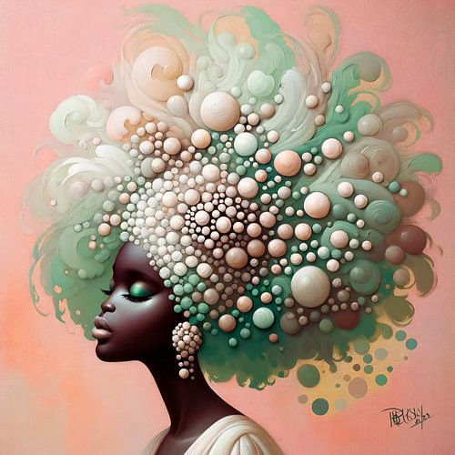 portret vrouw surrealisme 