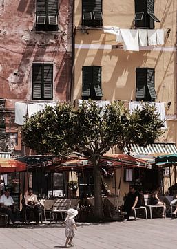 Idyllic Italian Square by BY MIRNA