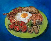 Ölgemälde Englisches Frühstück