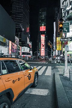 Ochtendrust op Times Square - Een zeldzame blik op New York van Karsten Rahn
