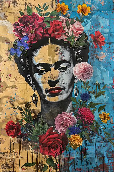 Frida Flower Manifesto by Poster Art Shop
