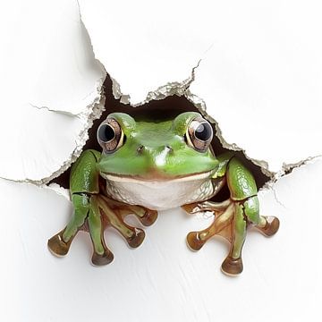 Frosch von der Wand von TheXclusive Art
