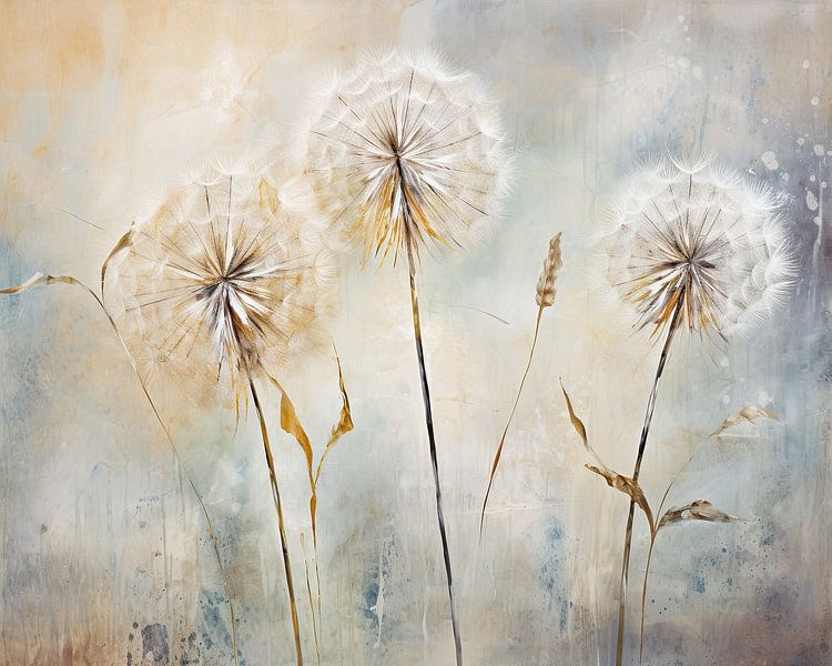 Flower Dandelion by Eye catching paintings