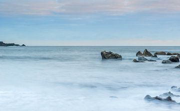 Rocks on the coast of El Golfo, Lanzarote island. Spain. van Carlos Charlez