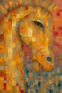 Pferd in Mosaik