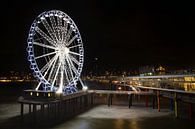 De Pier of Scheveningen with night light by Emile Kaihatu thumbnail