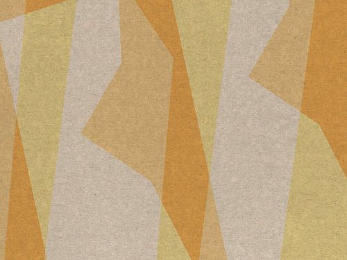 Stralende Expressies. Moderne abstracte retro stijl kunst.