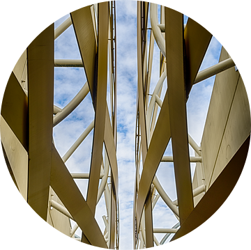 Spoorbrug als abstracte architectuur van Mark Bolijn