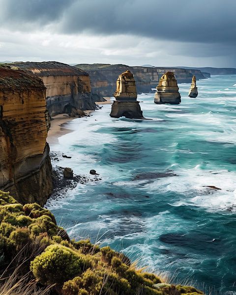 Op de kliffen van fernlichtsicht