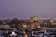 Het westen van Utrecht gezien vanaf de Neudeflat in de winter (1) van Donker Utrecht thumbnail