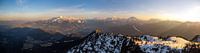 Bergzicht op de Berchtesgadener Alpen