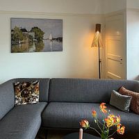Customer photo: Houses on the Achterzaan Artist-Claude Monet by Lars van de Goor, on art frame