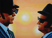 The Blues Brothers schilderij van Paul Meijering thumbnail