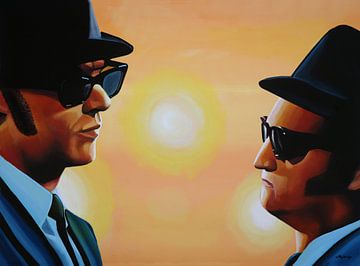 The Blues Brothers schilderij von Paul Meijering