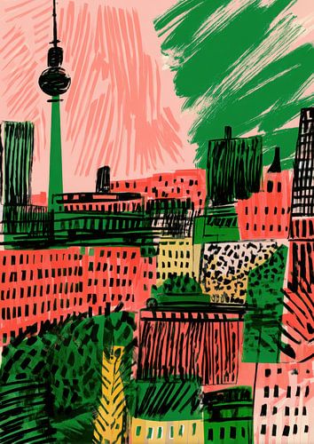 Berlijn Abstracte Matisse-stijl