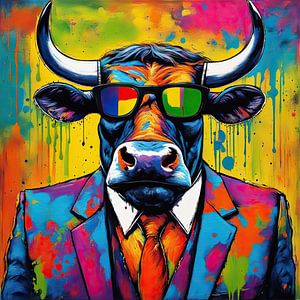 Malerei Bull 01.28