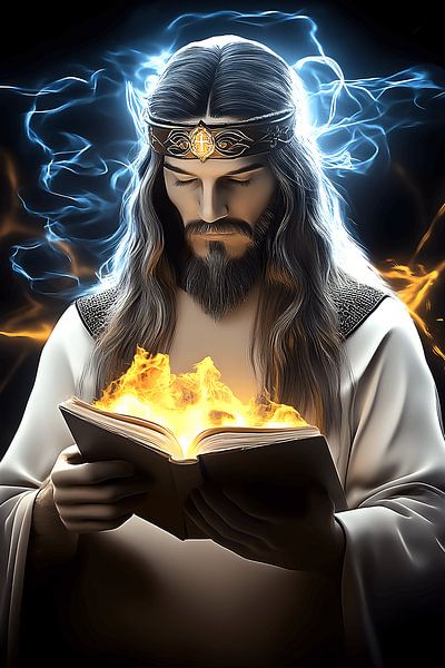 Flammes sacrées de la sagesse par Vythryd Arts
