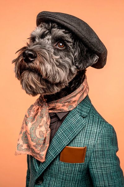 Kerry Blauwe Terrier van Poster Art Shop