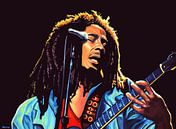 Bob Marley Tuff Gong schilderij van Paul Meijering thumbnail