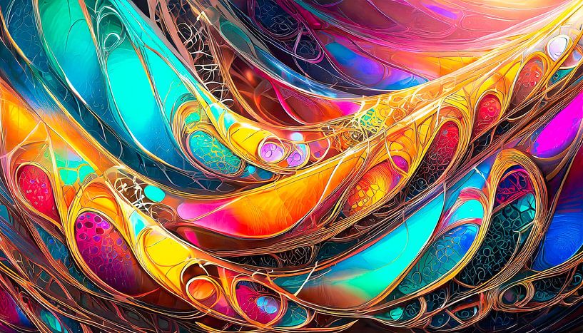 Farben mit Design und Wellen von Mustafa Kurnaz