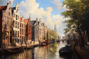 Grachtenleben in Amsterdam