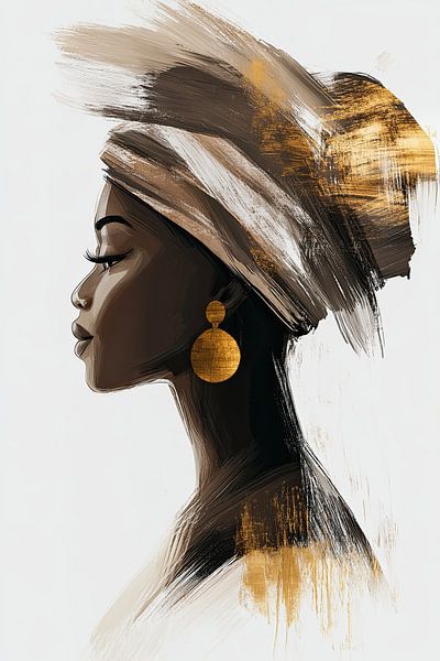 Afrikaanse vrouw van Peter Balan