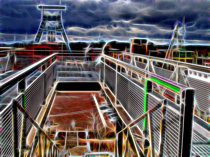 bezoekerneon van Edgar Schermaul