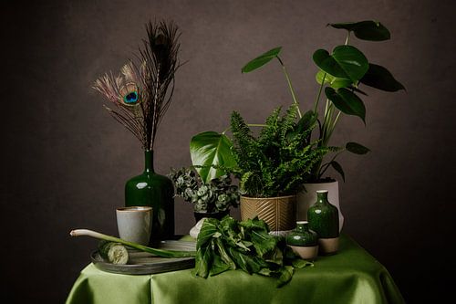 Stilleven in groen
