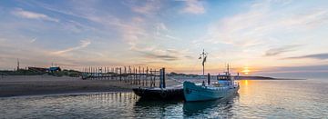 Bac des Wadden Le quai de l'amitié de Sil Texel sur Texel360Fotografie Richard Heerschap